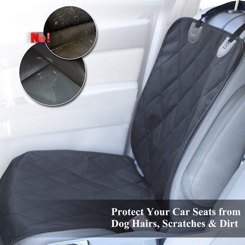 Waterproof Oxford Mat Front Rear Seat Cover Protector Cotton Inside Mat Anti Scratch For Cat Dog Pet Carrier Pet Supplies