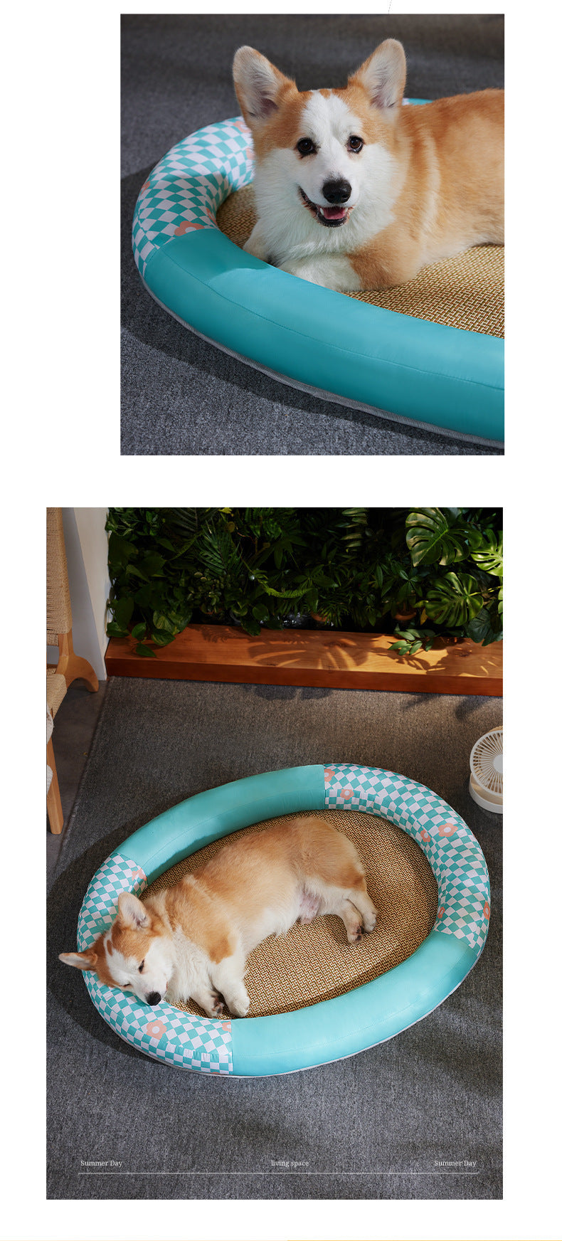 Pet Mat Cooling Pet Pad Oval Runway Nest